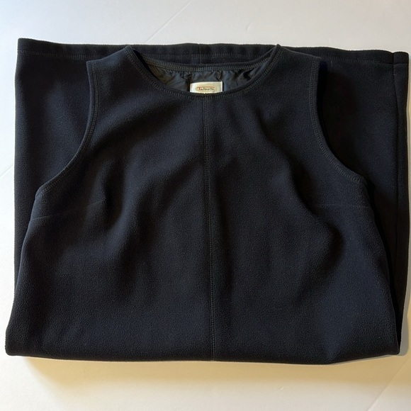 Talbots Womens Black Fleeced Winter Dress Minimalist Size XL - Picture 1 of 16